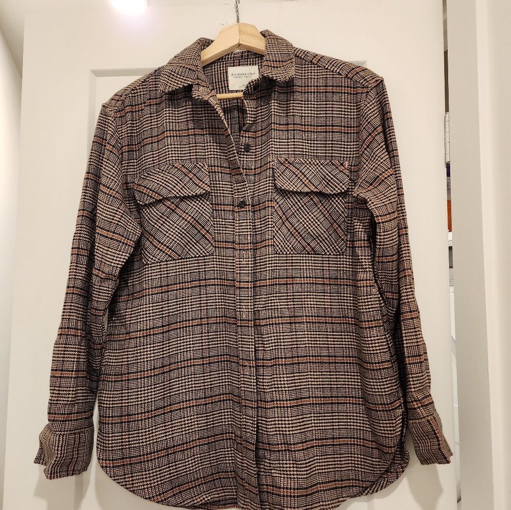 Abercrombie Oversized Plaid Shirt